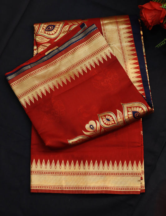 Luxury Designer Saree – Heavy Pallu, Fine Craft Finish & Perfect Party Wear Style 💫