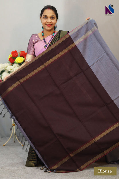 Premium Flema Silk Handloom Saree with Beautiful Color Combination