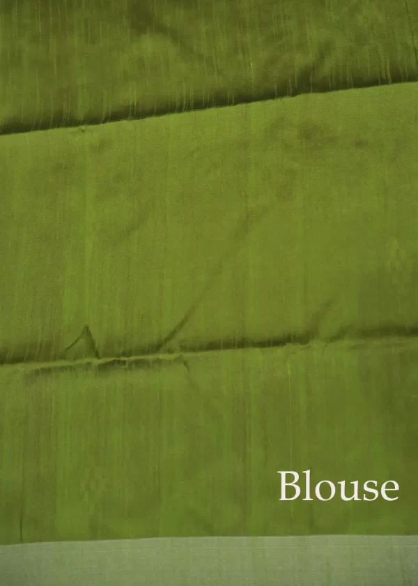 "Rich wine red art silk saree with mesmerizing pallu design." - Image 3