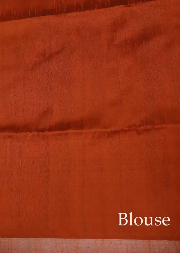 "Stunning blue art silk saree with exquisite pallu work." - Image 3