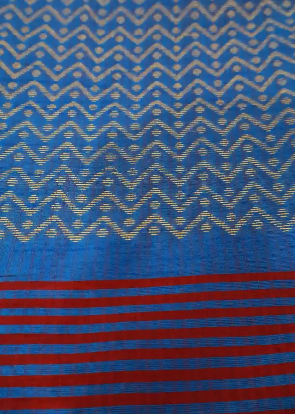 Traditional Red Art Silk Saree | Timeless Indian Beauty - Image 3