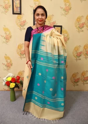 Traditional Tussar Art Silk Saree | Earthy & Timeless