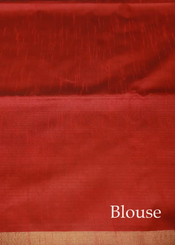 Mehendi Shade Art Silk Saree | Rich Look, Soft Feel - Image 4