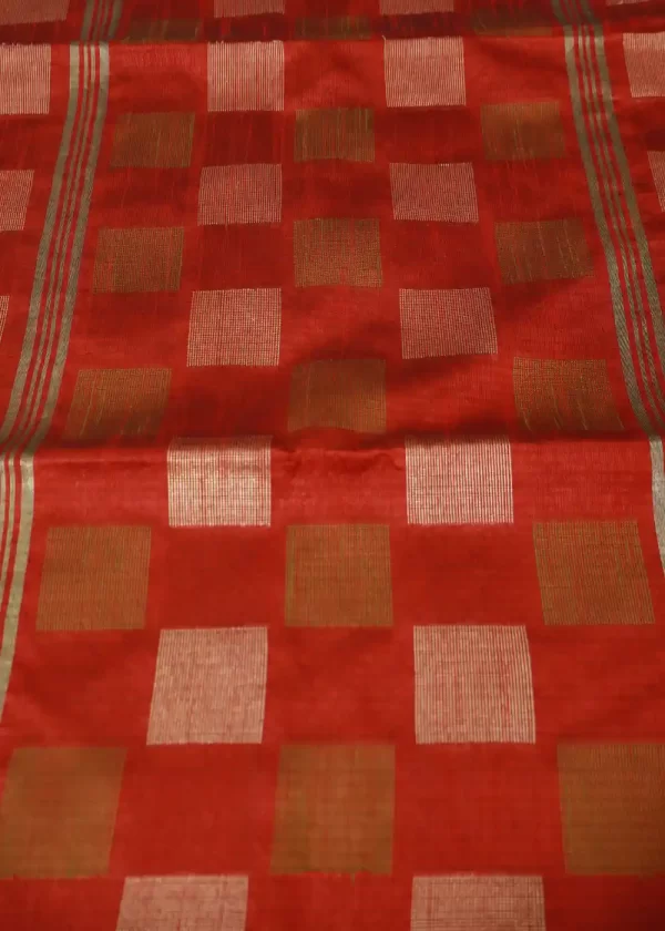Mehendi Shade Art Silk Saree | Rich Look, Soft Feel - Image 3