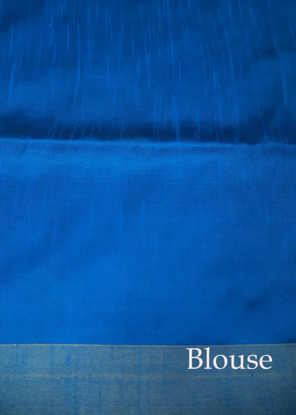 Handwoven Deep Maroon Red Saree | Royal Silk Elegance - Image 4