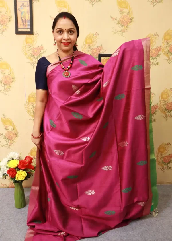 Pink Art Silk Saree | Graceful Look for All Occasions - Image 2