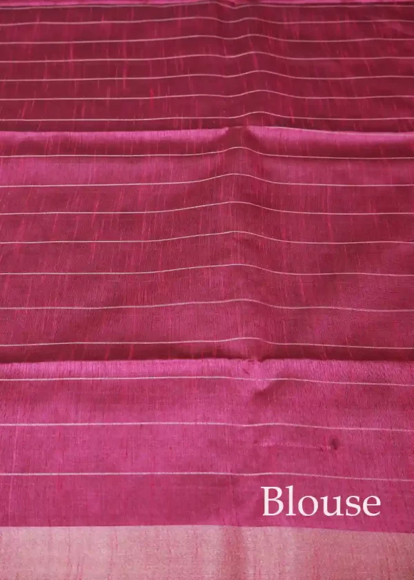 Handwoven Grey Art Silk Saree | Subtle Sophisticated Charm - Image 4