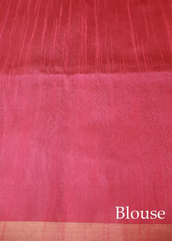 Elegant Grey Saree | Handwoven Art Silk for Every Occasion - Image 4