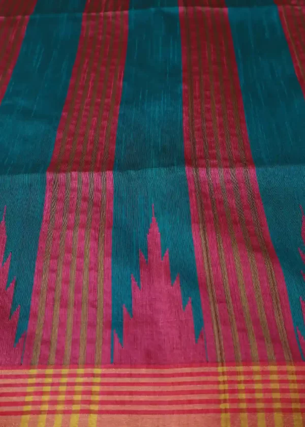 Sky Blue Art Silk Saree | Soft, Graceful Traditional Drape - Image 3