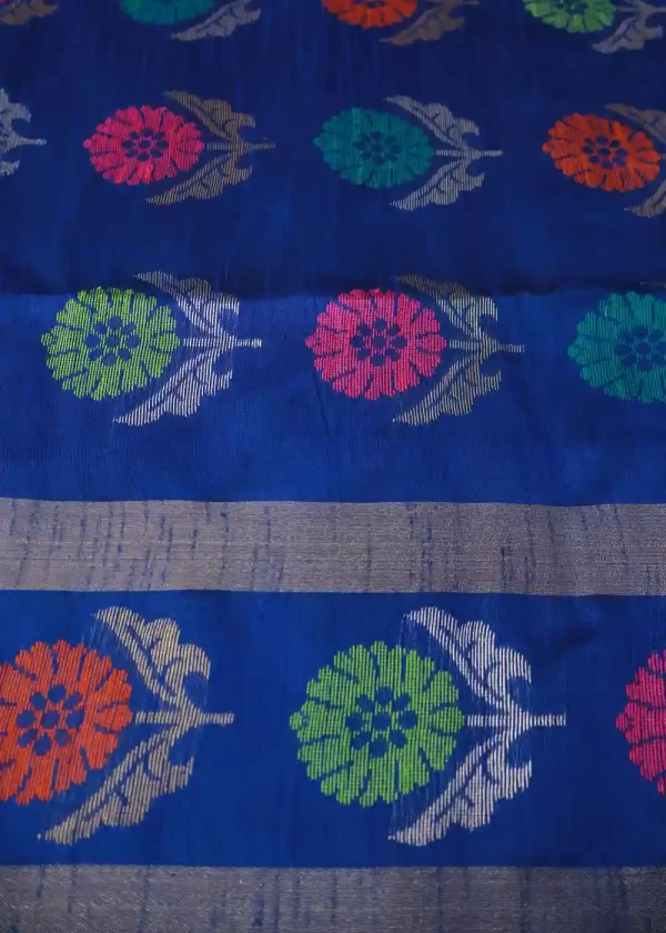 Handwoven Red Art Silk Saree | Bold Traditional Elegance - Image 3